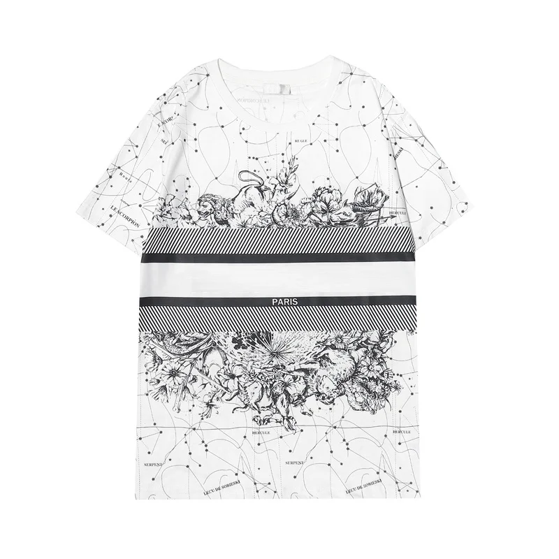 100% cotton, printed with letters and flowers, round neck short sleeve T-shirt, women's top
100% cotton, printed with letters and flowers, round neck short sleeve T-shirt, women's top