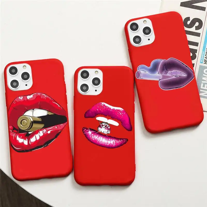 Sexy Lip Aesthetics Phone Case For IPhone 6 6s 7 8 Plus X Xs Xr Xsmax 11 12 Pro Promax 12mini Candy Red Silicone Cover
Sexy Lip Aesthetics Phone Case For IPhone 6 6s 7 8 Plus X Xs Xr Xsmax 11 12 Pro Promax 12mini Candy Red Silicone Cover