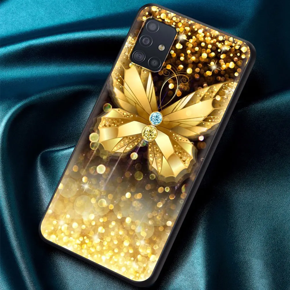Silicone TPU Case for Samsung Galaxy A50 A70 A40 A30 A10 A10E A20 A20S Luxury Soft Phone Cover Shell Gold Butterfly 
Silicone TPU Case for Samsung Galaxy A50 A70 A40 A30 A10 A10E A20 A20S Luxury Soft Phone Cover Shell Gold Butterfly