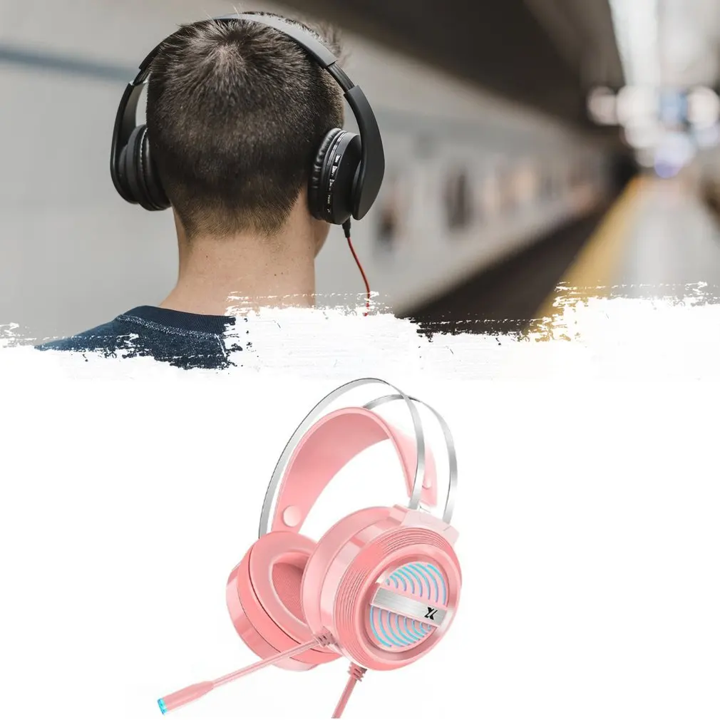PC Wired Earphone Headset PC Gamer Stereo Headphone Flexible Adjustable Mic Headset Profession Gaming Headset
PC Wired Earphone Headset PC Gamer Stereo Headphone Flexible Adjustable Mic Headset Profession Gaming Headset