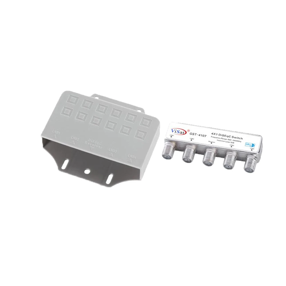 DiSEqC2.0 4x1 switch satellite signal four cut one switch GST-4103 switch branch
DiSEqC2.0 4x1 switch satellite signal four cut one switch GST-4103 switch branch