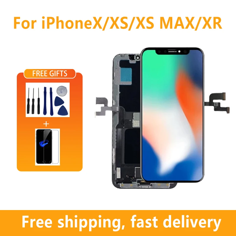 AAA +++ ЖК-дисплей для iPhone X XR XS Max с идеальным 3D сенсорным экраном дигитайзер в сборе для iPhone дисплей Pantalla с подарками
AAA +++ ЖК-дисплей для iPhone X XR XS Max с идеальным 3D сенсорным экраном дигитайзер в сборе для iPhone дисплей Pantalla с подарками