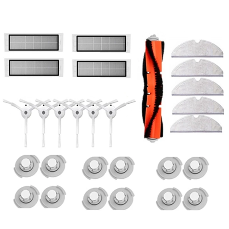 for Xiaomi Roborock S50 S5 S5 S6 Vacuum Cleaner Parts Side Brush+HEPA Filter+Main Brush+Mop Cloths Roborock Accessories
for Xiaomi Roborock S50 S5 S5 S6 Vacuum Cleaner Parts Side Brush+HEPA Filter+Main Brush+Mop Cloths Roborock Accessories