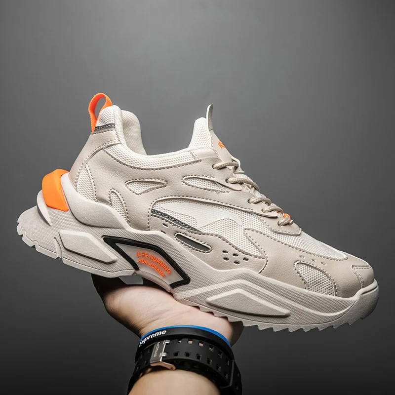 Men's Fashion Sneakers High Quality Non-slip Walking Shoe Men's Trend Fashion Casual Shoes Lace-up Comfortable Sneaker
Men's Fashion Sneakers High Quality Non-slip Walking Shoe Men's Trend Fashion Casual Shoes Lace-up Comfortable Sneaker