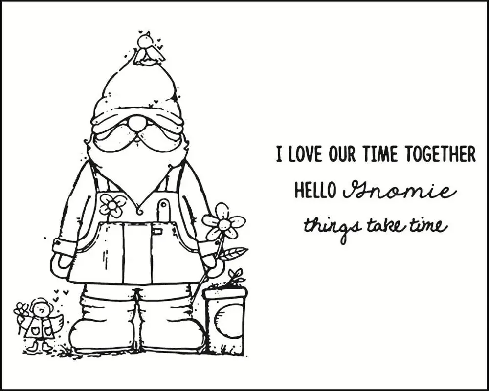 10X8Santa Claus прозрачное Силиконовое печатное уплотнение для DIY скрапбукинга