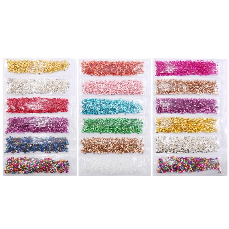 DIY Crafts Nail Art Decoration Broken Glass Stones Crystal UV Epoxy Resin Filler F3MD
DIY Crafts Nail Art Decoration Broken Glass Stones Crystal UV Epoxy Resin Filler F3MD