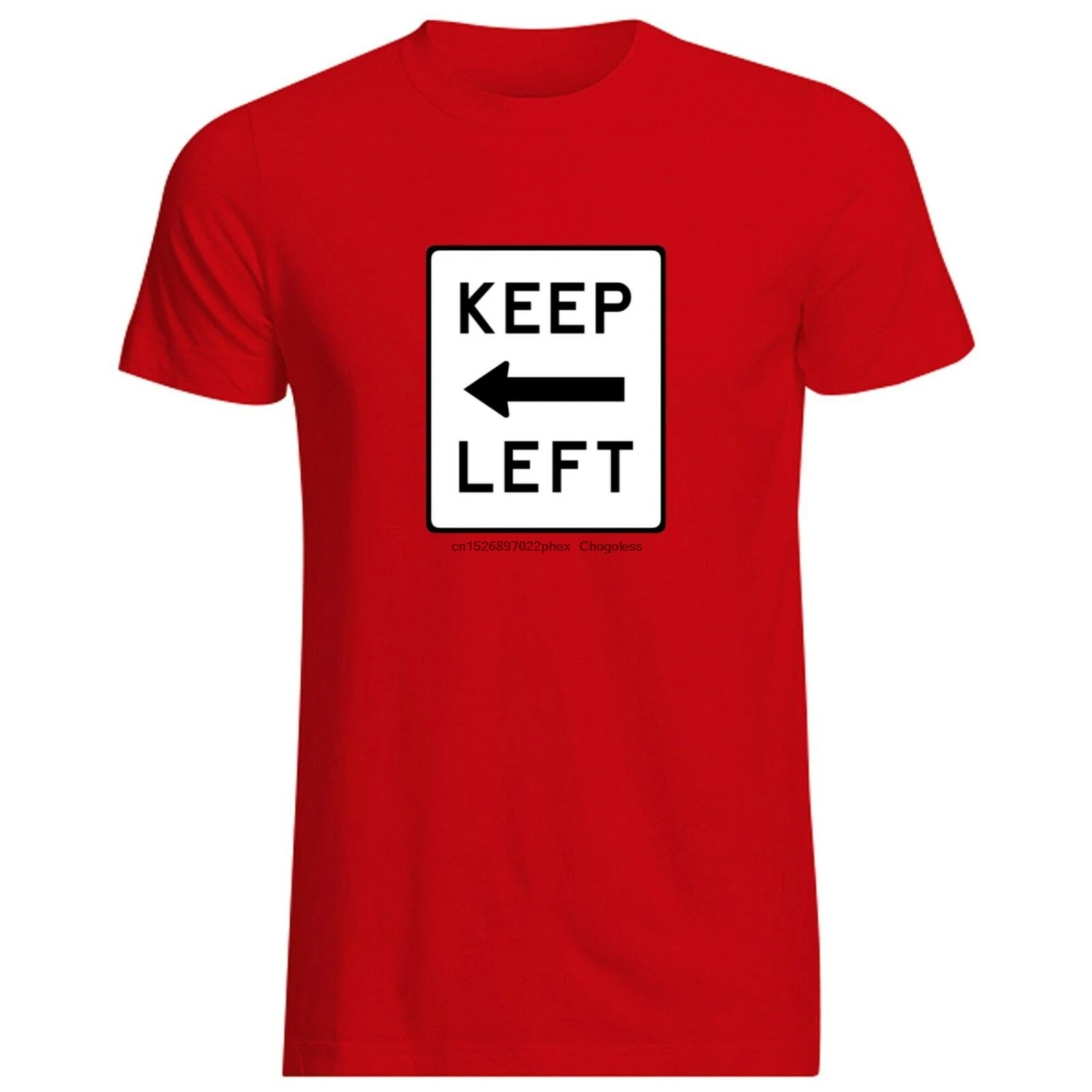 Футболка KEEP LEFT-все размеры + коли (труда социализм marx corbyn красный) | Мужская одежда