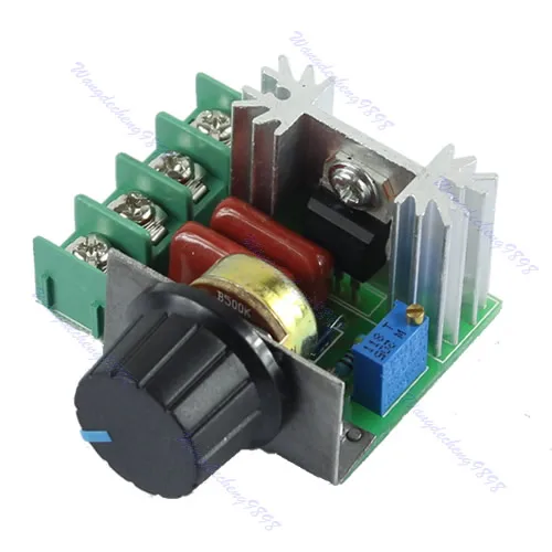 AC 220V 2000W SCR Voltage Regulator Dimming Dimmers Speed Controller Thermostat
AC 220V 2000W SCR Voltage Regulator Dimming Dimmers Speed Controller Thermostat