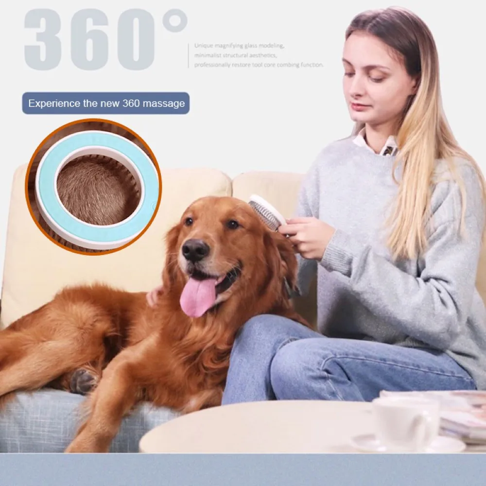 Visible Pet Hair Comb Dog Brush Deshedding Grooming Tool Hair Removal Comb For Dogs Cats Cleaning Slicker Brush Pet Comb
Visible Pet Hair Comb Dog Brush Deshedding Grooming Tool Hair Removal Comb For Dogs Cats Cleaning Slicker Brush Pet Comb