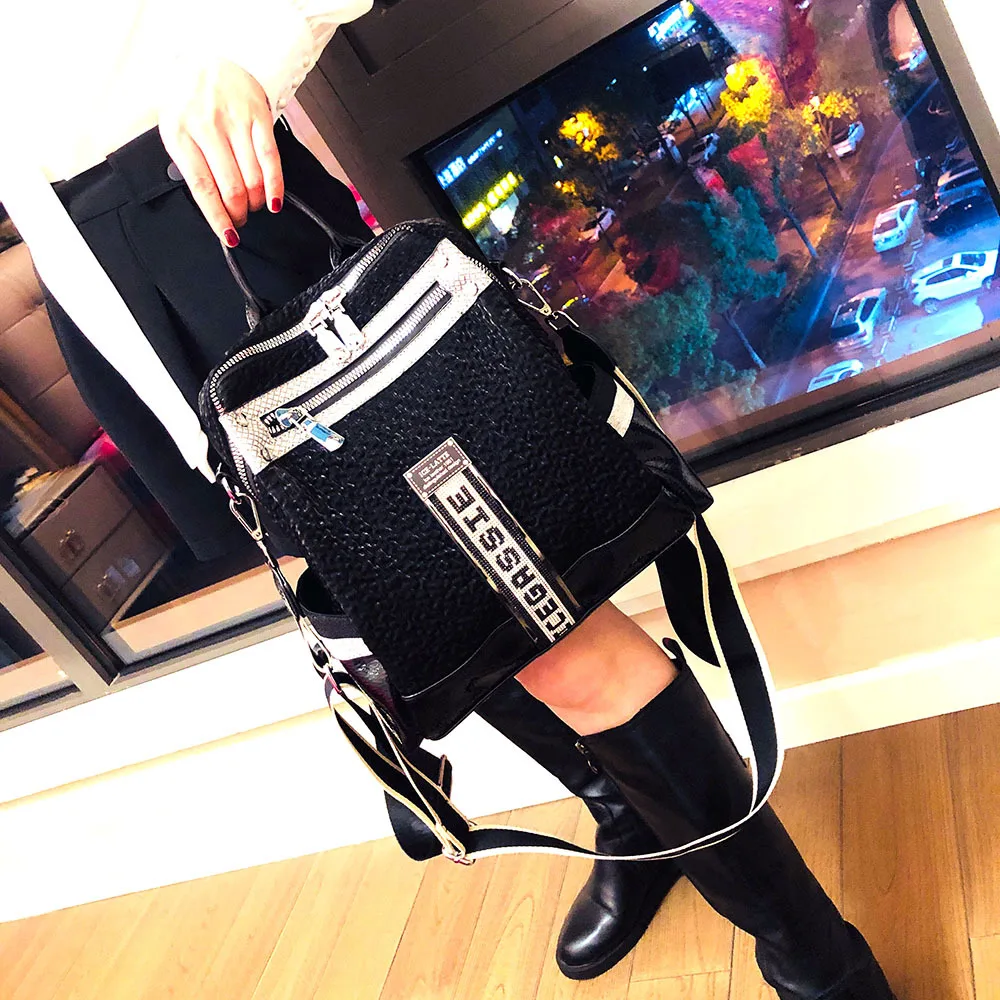 Backpack Women 2021 New PU Soft Leather Fashion Casual All-match Western Travel Bag Backpack Purse for Women Bolsa Feminina
Backpack Women 2021 New PU Soft Leather Fashion Casual All-match Western Travel Bag Backpack Purse for Women Bolsa Feminina