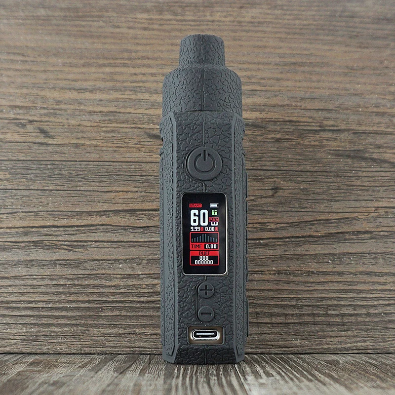 Текстурный чехол для VOOPOO Drag S Pod 60W силиконовый защитный резиновый мода кожаная