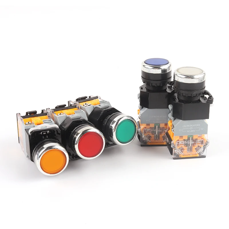 22MM LAY38 Momentary Power Switch Self-Reset/Self-Locking Electric Push Button Switch High Quality Button Switch With Led Light
22MM LAY38 Momentary Power Switch Self-Reset/Self-Locking Electric Push Button Switch High Quality Button Switch With Led Light