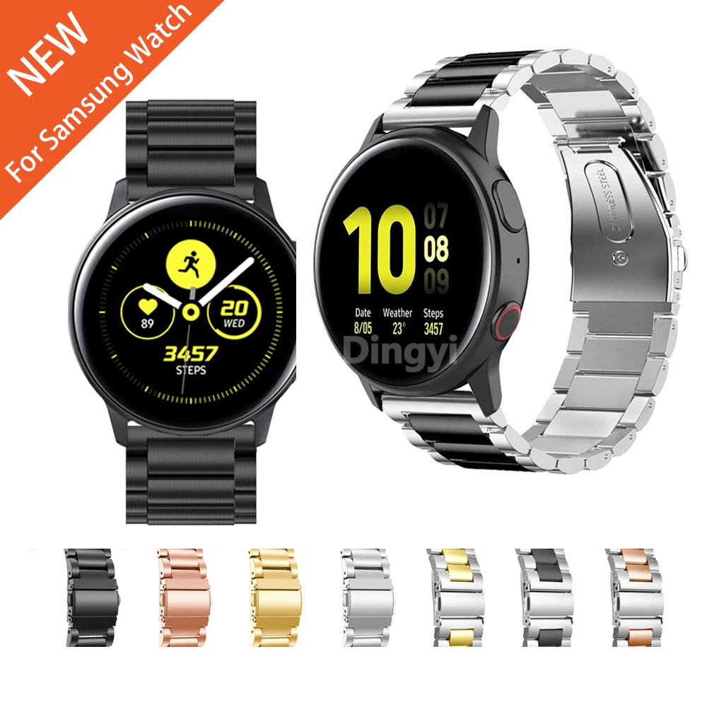 For Samsung Galaxy Watch Active 2 Metal Wrist Strap 44mm 40mm Band Bracelet for Galaxy Watch 46mm 42mm Gear Sport/S3 Watchband
For Samsung Galaxy Watch Active 2 Metal Wrist Strap 44mm 40mm Band Bracelet for Galaxy Watch 46mm 42mm Gear Sport/S3 Watchband