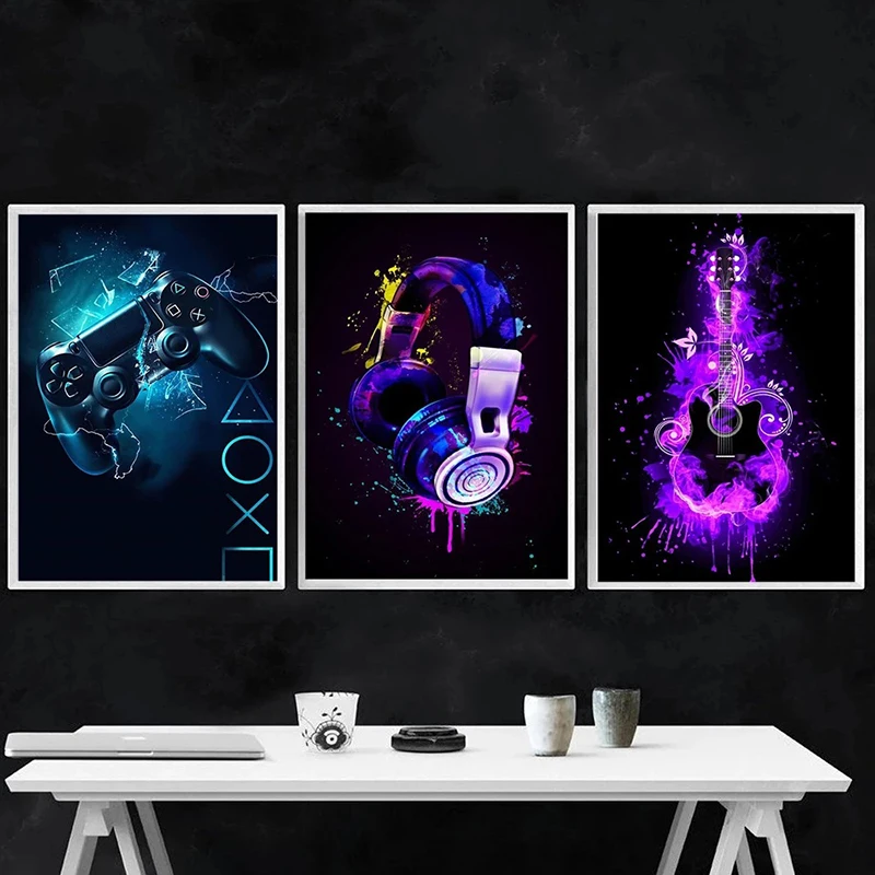 Graffiti Art Canvas Paintings Color Camera Guitar Game Handle Print Posters Music Living Room Home Decoration Wall Art Pictures
Graffiti Art Canvas Paintings Color Camera Guitar Game Handle Print Posters Music Living Room Home Decoration Wall Art Pictures
