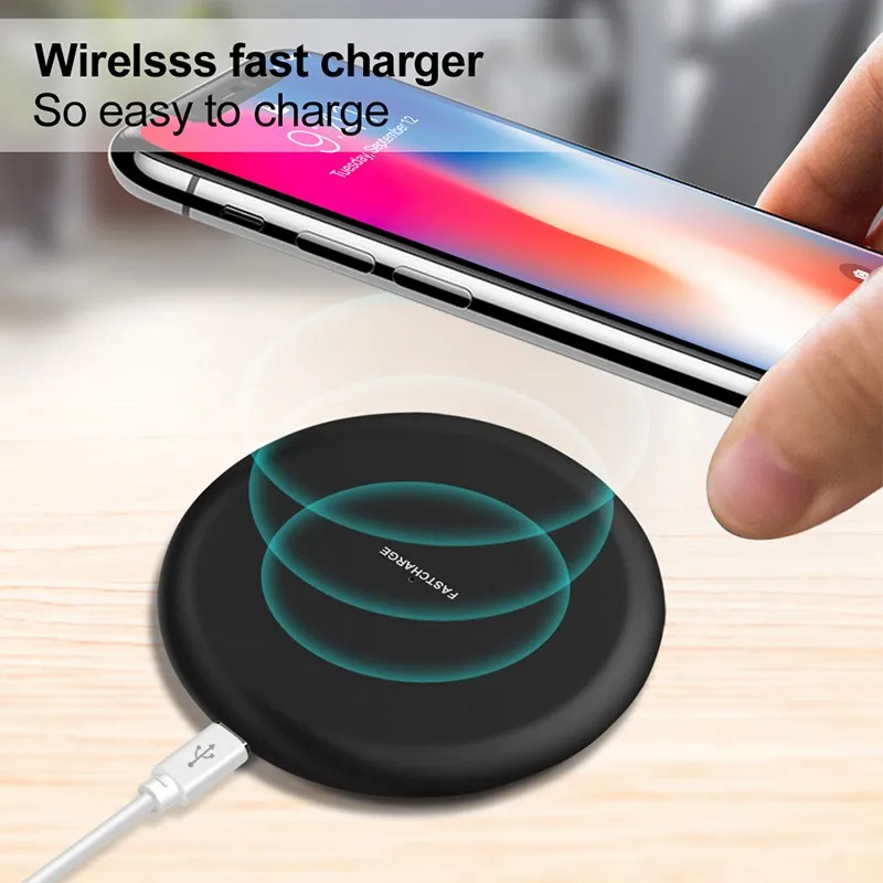 Беспроводное зарядное устройство Qi + приемник Micro USB для Samsung Galaxy J7 Prime 2 2018 быстрая