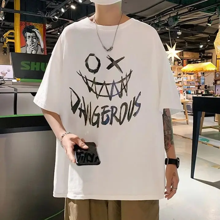 Summer Goth Female Tee Aesthetic Loose Women T-shirt Punk Dark Grunge Streetwear Ladies gothic Top T-shirts Harajuku Clothes y2k
Summer Goth Female Tee Aesthetic Loose Women T-shirt Punk Dark Grunge Streetwear Ladies gothic Top T-shirts Harajuku Clothes y2k
