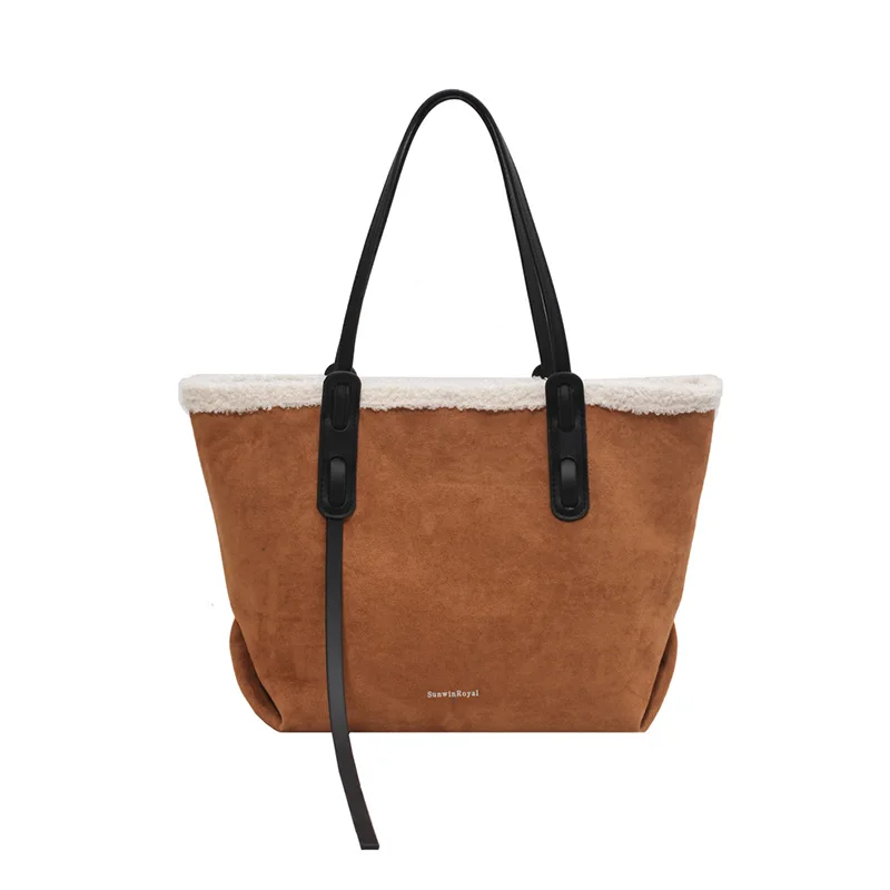 Plush PU Leather Shoulder Bags for Women 2021 Winter High Quality Trend Handbags and Purses Travel Branded Totes Hand Bag
Plush PU Leather Shoulder Bags for Women 2021 Winter High Quality Trend Handbags and Purses Travel Branded Totes Hand Bag