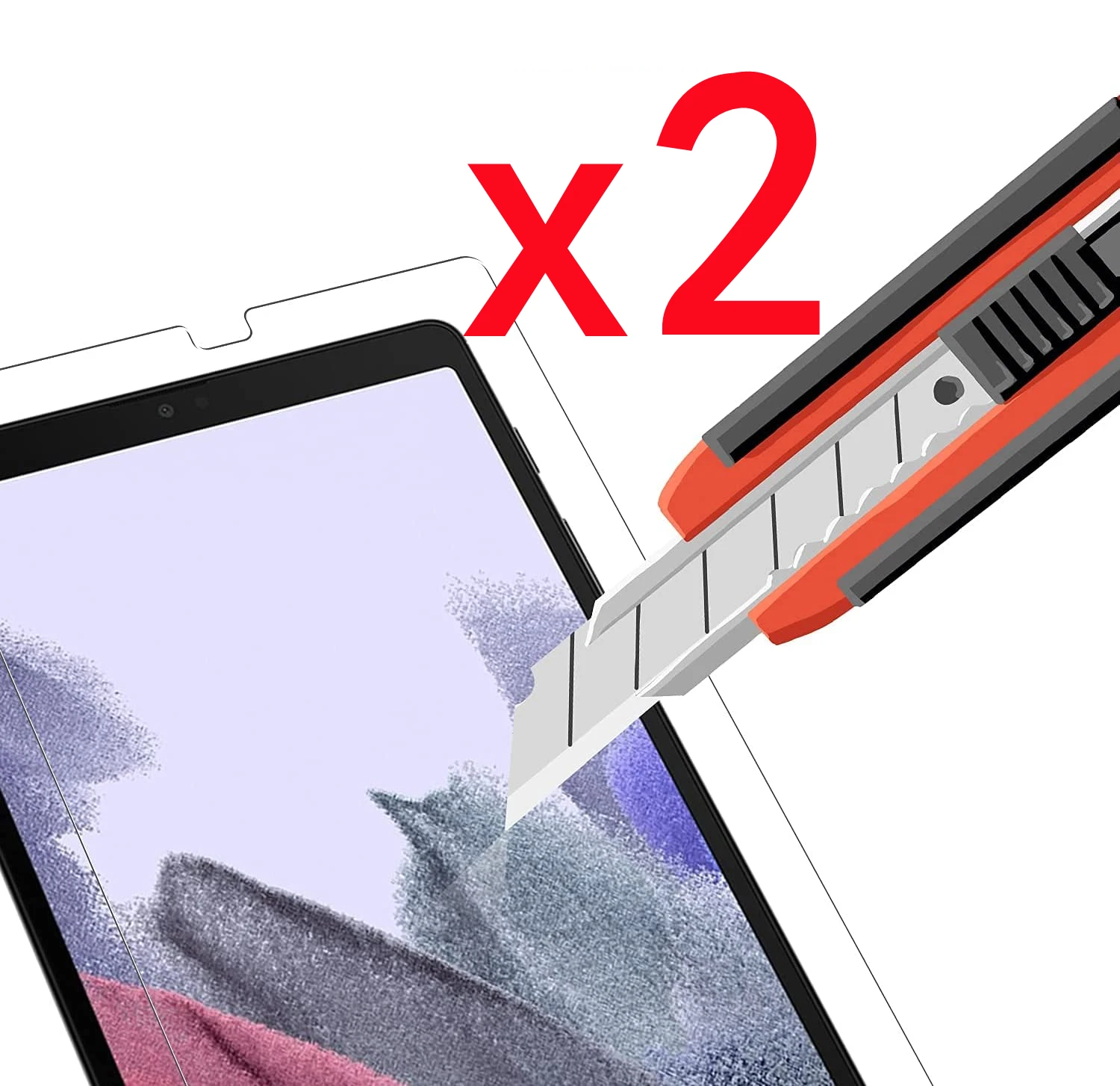2Pcs Tablet Tempered Glass Screen Protector Cover for Samsung Galaxy Tab A7 Lite Full Coverage Screen
2Pcs Tablet Tempered Glass Screen Protector Cover for Samsung Galaxy Tab A7 Lite Full Coverage Screen