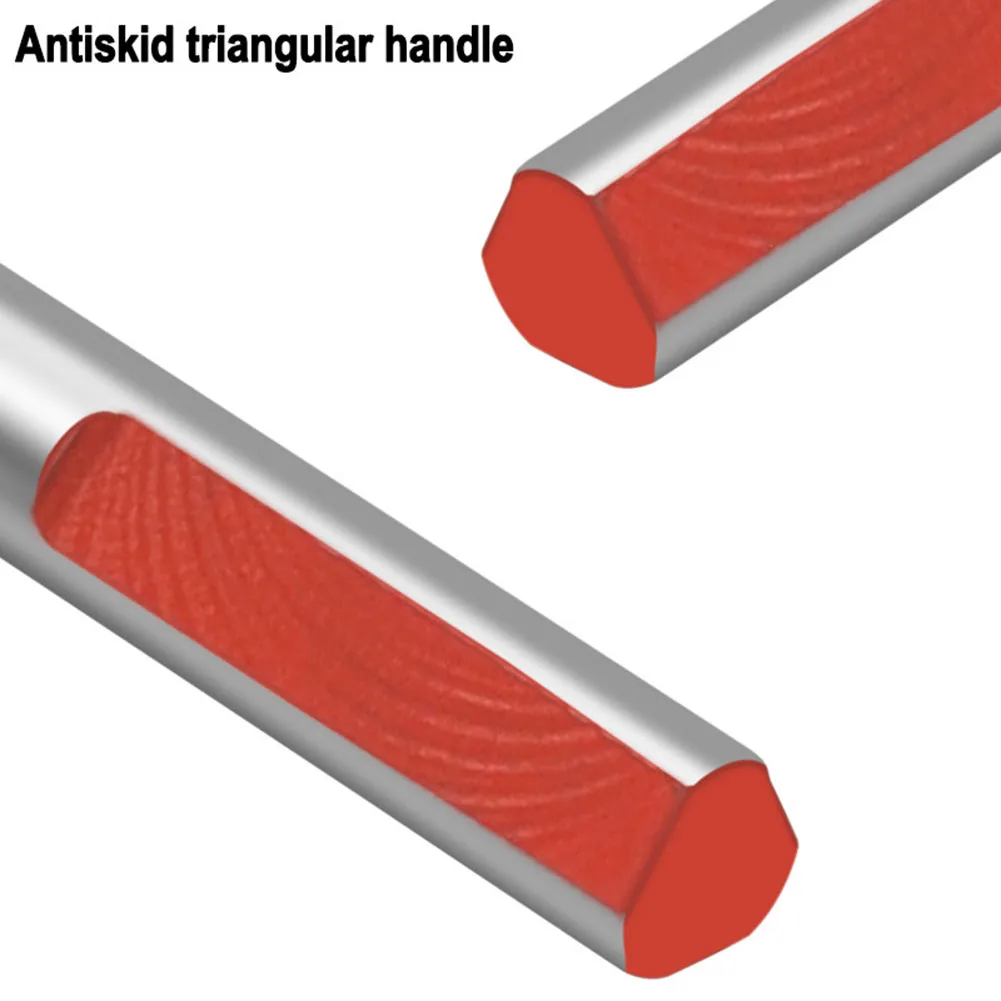 Alloy Triangle Drill Bit Tile Drill Bits Plastic Cement Wood Set 6~12MM Triangle Spiral Rotary Power Tools Accessories