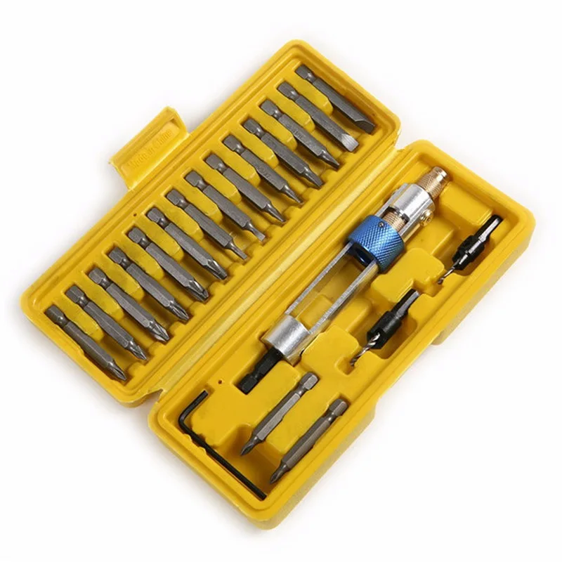 Набор сверл с шестигранным хвостовиком, 1/4 дюйма, 20 шт.
Набор сверл с шестигранным хвостовиком, 1/4 дюйма, 20 шт.