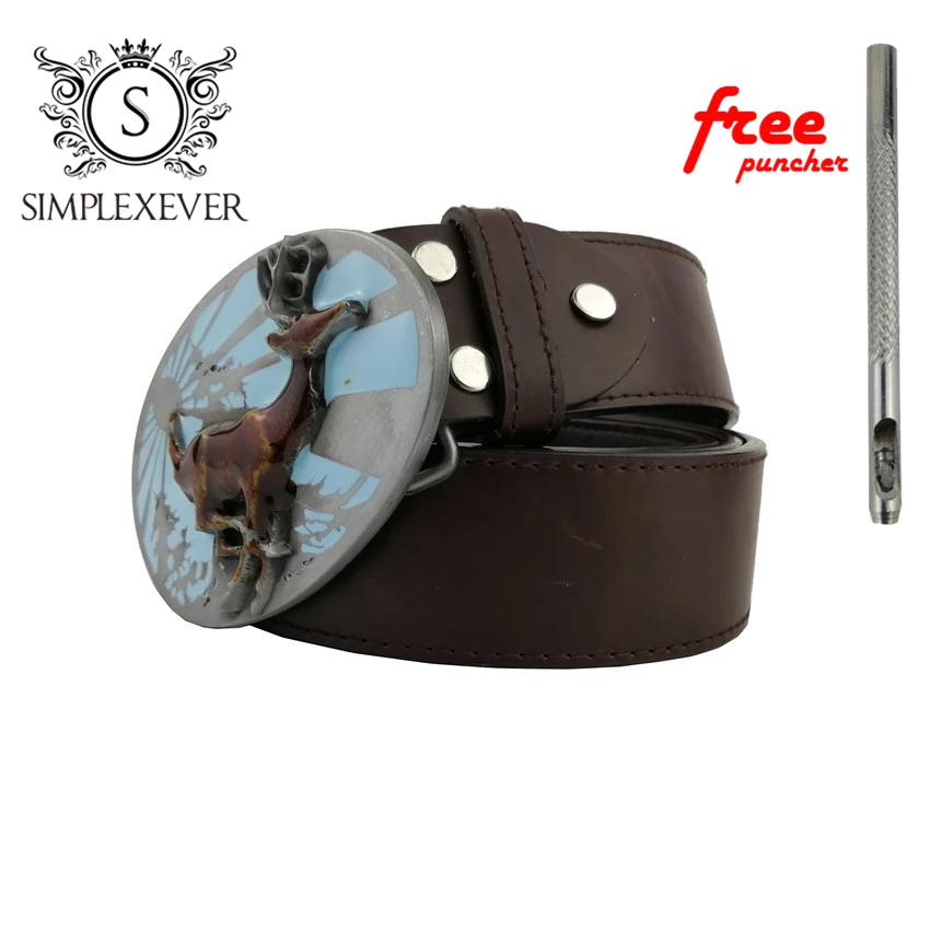 Deer Belt Buckle with Pewter Finish Silver Belt Buckles Accessories for Men Withe PU Belt Drop Shipping
Deer Belt Buckle with Pewter Finish Silver Belt Buckles Accessories for Men Withe PU Belt Drop Shipping