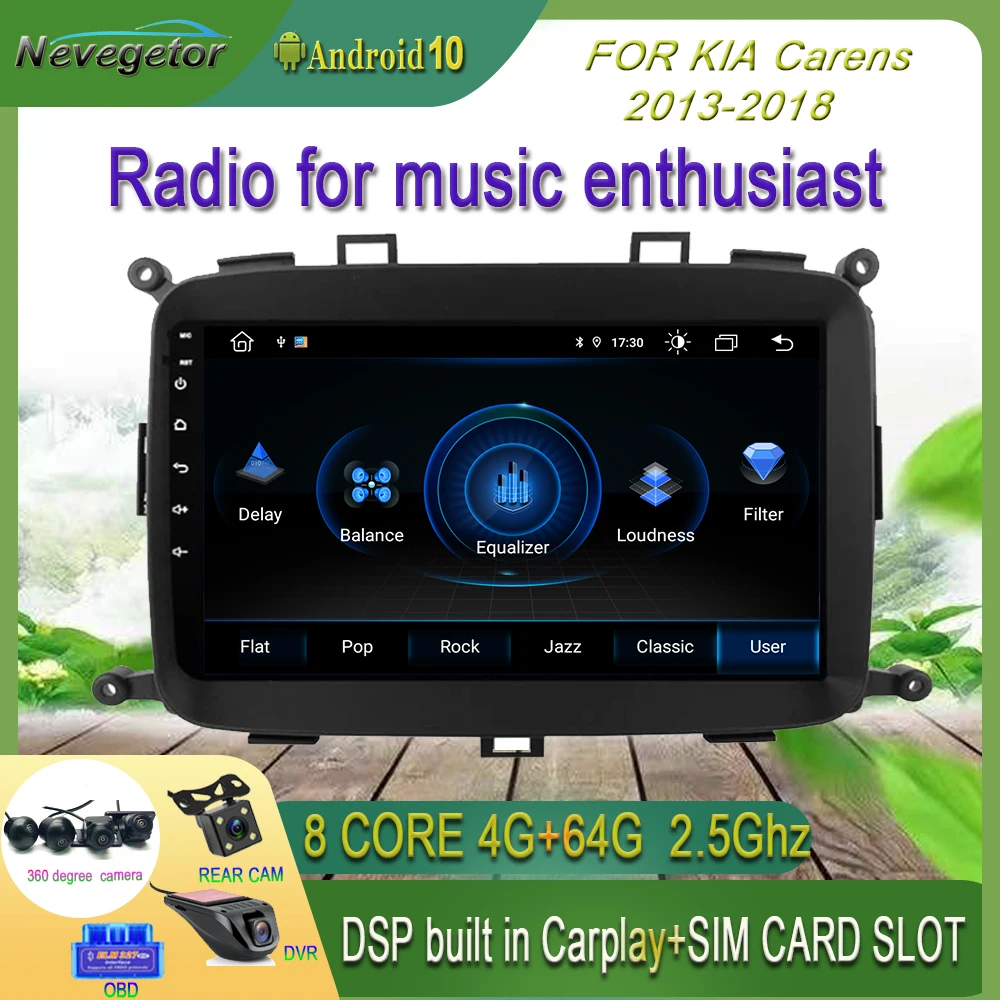 Автомагнитола на Android 10 для KIA Carens 2013, 2014, 2015-2018, мультимедийный видеоплеер с GPS-навигацией, без DVD, 2 Din, DSP 2.5D
Автомагнитола на Android 10 для KIA Carens 2013, 2014, 2015-2018, мультимедийный видеоплеер с GPS-навигацией, без DVD, 2 Din, DSP 2.5D