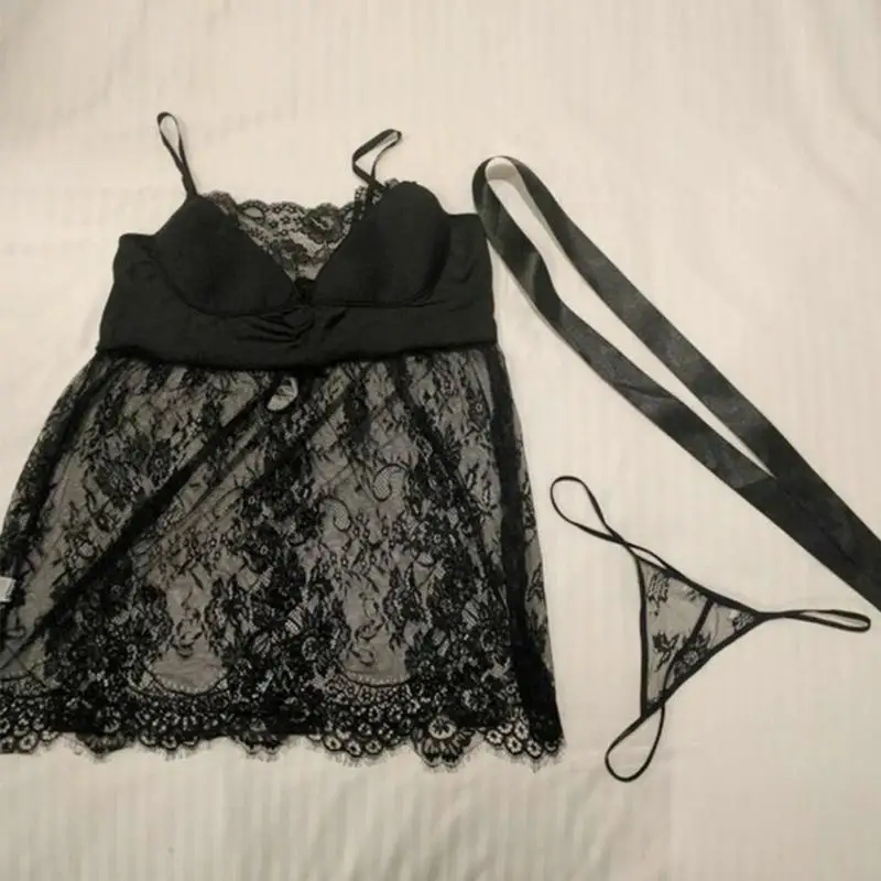 Sexy Erotic Lingerie Women Lace Hollow-out Night Dress Plus Size Pijama Sleepwear See Through Underwear Night Gown Black 5XL
Sexy Erotic Lingerie Women Lace Hollow-out Night Dress Plus Size Pijama Sleepwear See Through Underwear Night Gown Black 5XL