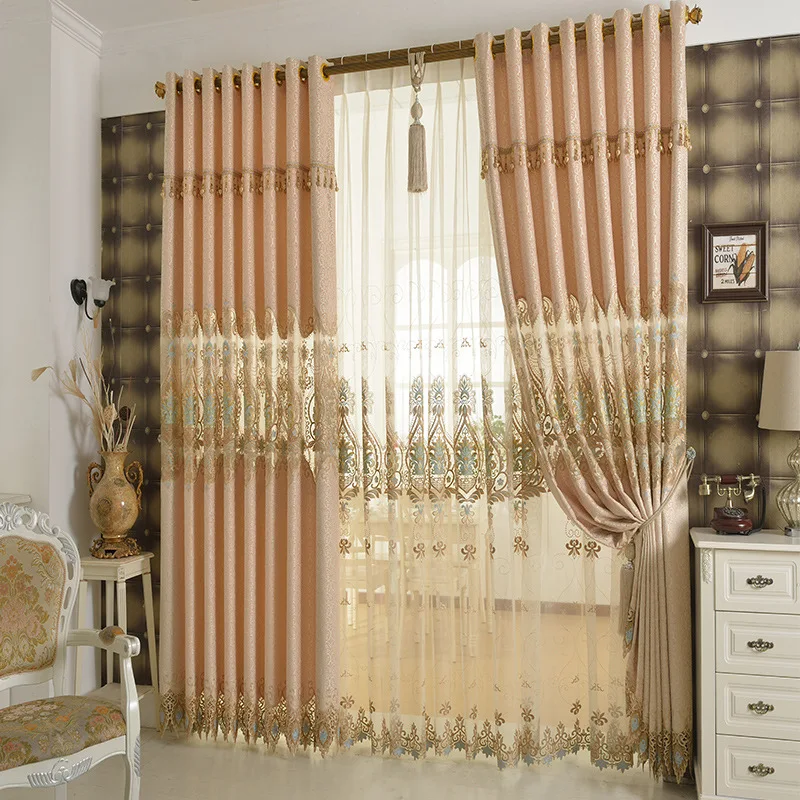 European style chenille jacquard water soluble hollow out embroidery curtain living room bedroom shade curtain embroidery yarn
European style chenille jacquard water soluble hollow out embroidery curtain living room bedroom shade curtain embroidery yarn