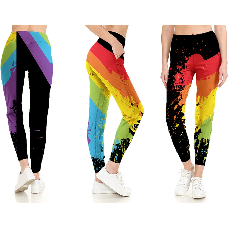 Letter Print Leggings Workout High Waist Push Up Leggins Stitching digital printing Elasticity Women Breathable Slim Pants
Letter Print Leggings Workout High Waist Push Up Leggins Stitching digital printing Elasticity Women Breathable Slim Pants