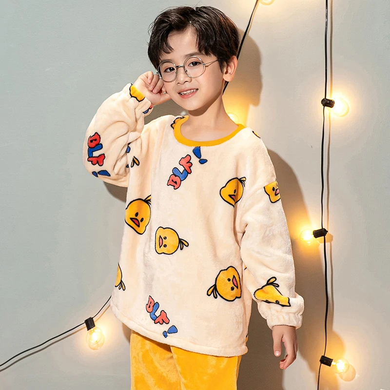Thicken Warm Flannel Kids Pajamas New Autumn Winter Girls Boys Sleepwear Nightwear Baby Coral fleece Cartoon Children's Pyjamas
Thicken Warm Flannel Kids Pajamas New Autumn Winter Girls Boys Sleepwear Nightwear Baby Coral fleece Cartoon Children's Pyjamas
