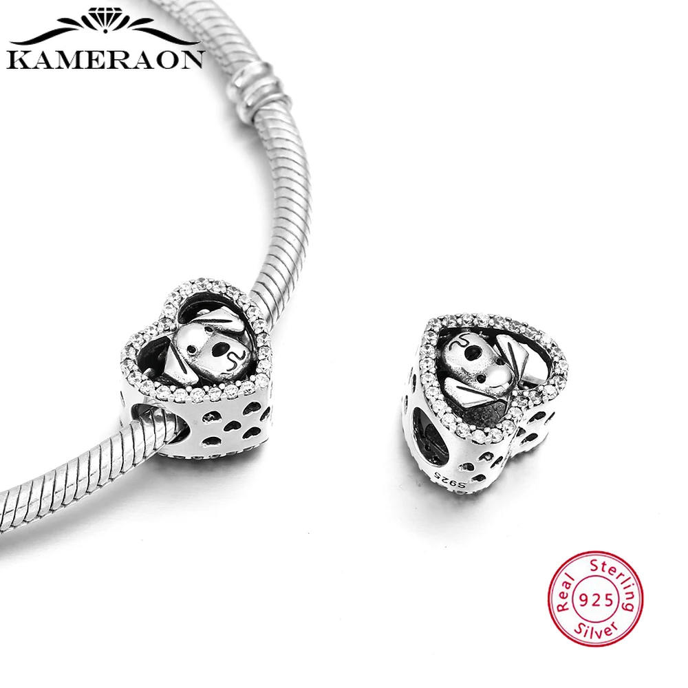 925 Sterling Silver Mother Mom Dad Sister Heart Bead Fit Charms Silver 925 Original Bracelet Family Beads Jewelry Making
925 Sterling Silver Mother Mom Dad Sister Heart Bead Fit Charms Silver 925 Original Bracelet Family Beads Jewelry Making