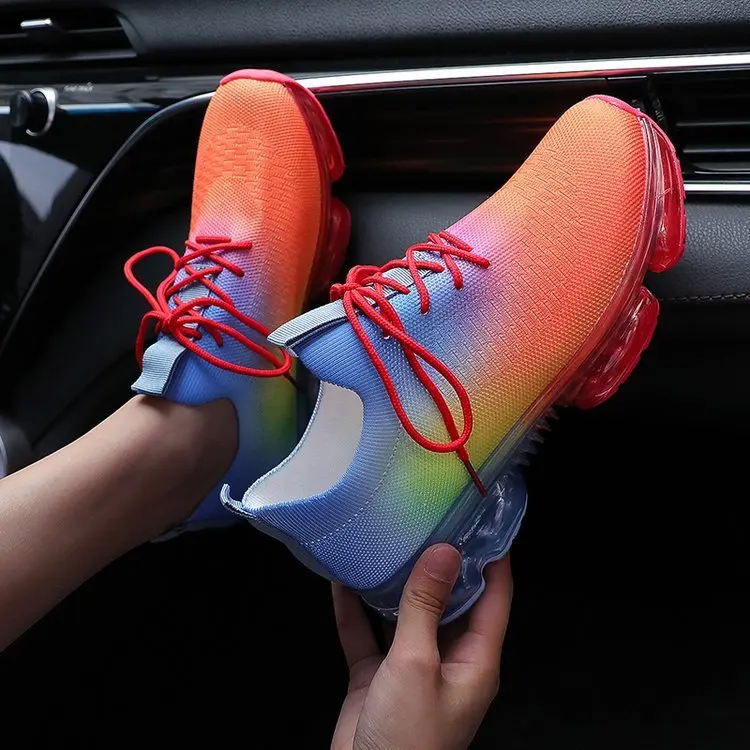 Women's Air Cushion Sneakers Mesh Breathable Sneakers 2021 Spring and Autumn New Color Matching Running Shoes Casual Shoes
Women's Air Cushion Sneakers Mesh Breathable Sneakers 2021 Spring and Autumn New Color Matching Running Shoes Casual Shoes