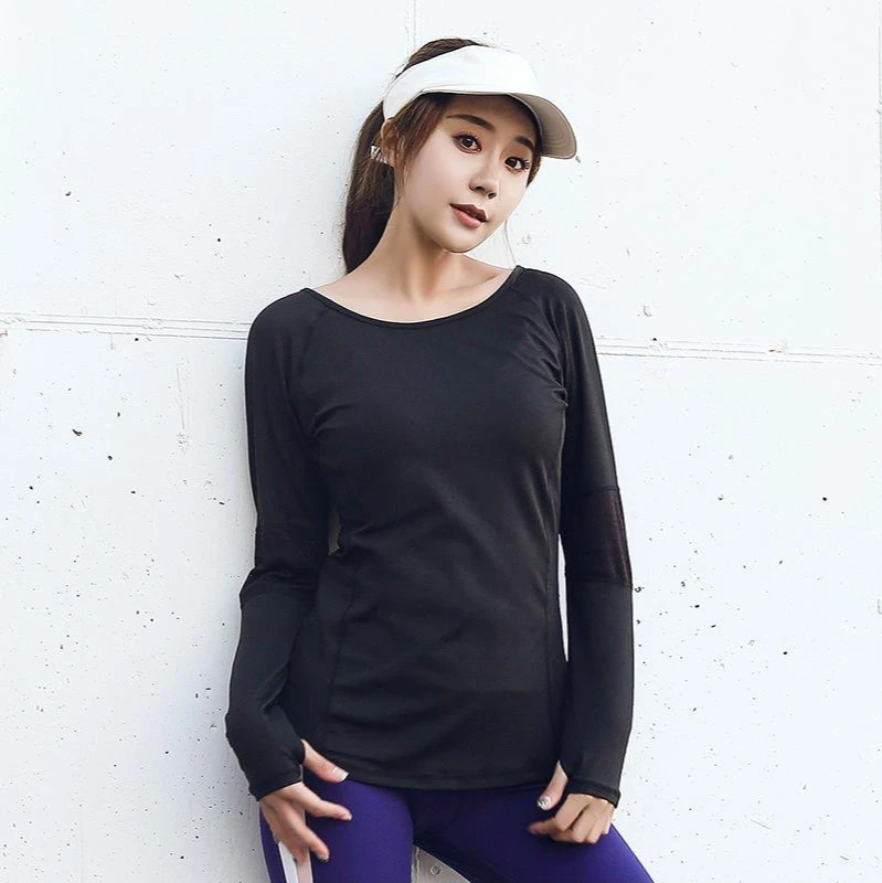Women's Sports Wear For Fitness Running Jogging Seamless Long Sleeve Gym Woman Sport Shirt Yoga Top Female Workout Tops T-shirt
Women's Sports Wear For Fitness Running Jogging Seamless Long Sleeve Gym Woman Sport Shirt Yoga Top Female Workout Tops T-shirt