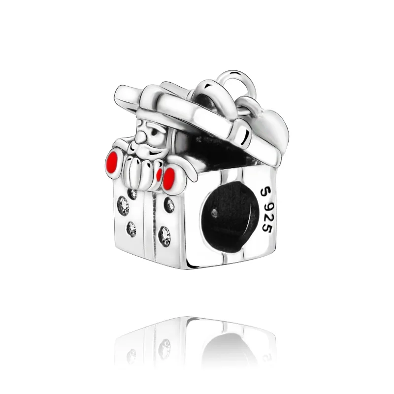 2019 Christmas New 100% 925 Sterling Silver Beads Santa in a Giftbox Charm fit Original Pandora Bracelets Women DIY Jewelry
2019 Christmas New 100% 925 Sterling Silver Beads Santa in a Giftbox Charm fit Original Pandora Bracelets Women DIY Jewelry