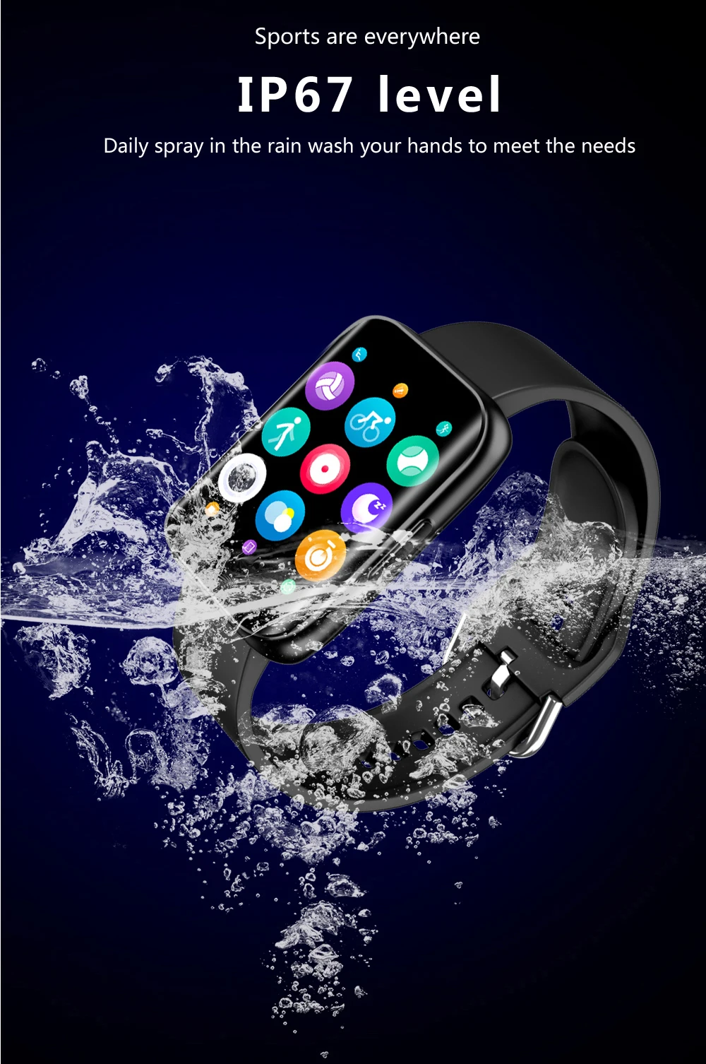 Bluetooth Call Smart watch Sports Waterproof Heart Rate Monitor Fitness Tracker Men Women Smartwatch For Android IOS Phone
Bluetooth Call Smart watch Sports Waterproof Heart Rate Monitor Fitness Tracker Men Women Smartwatch For Android IOS Phone