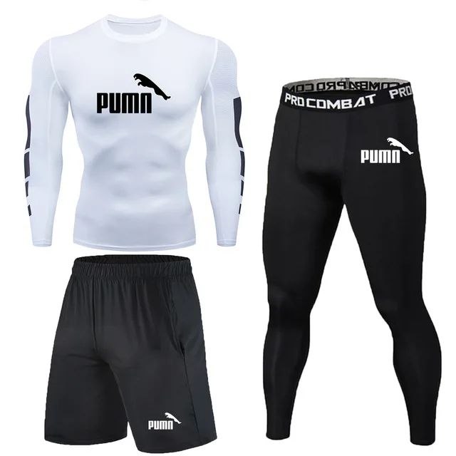 Autumn brand men's sportswear running 3-piece suit sportswear gym compression clothing running clothing basketball training suit
Autumn brand men's sportswear running 3-piece suit sportswear gym compression clothing running clothing basketball training suit