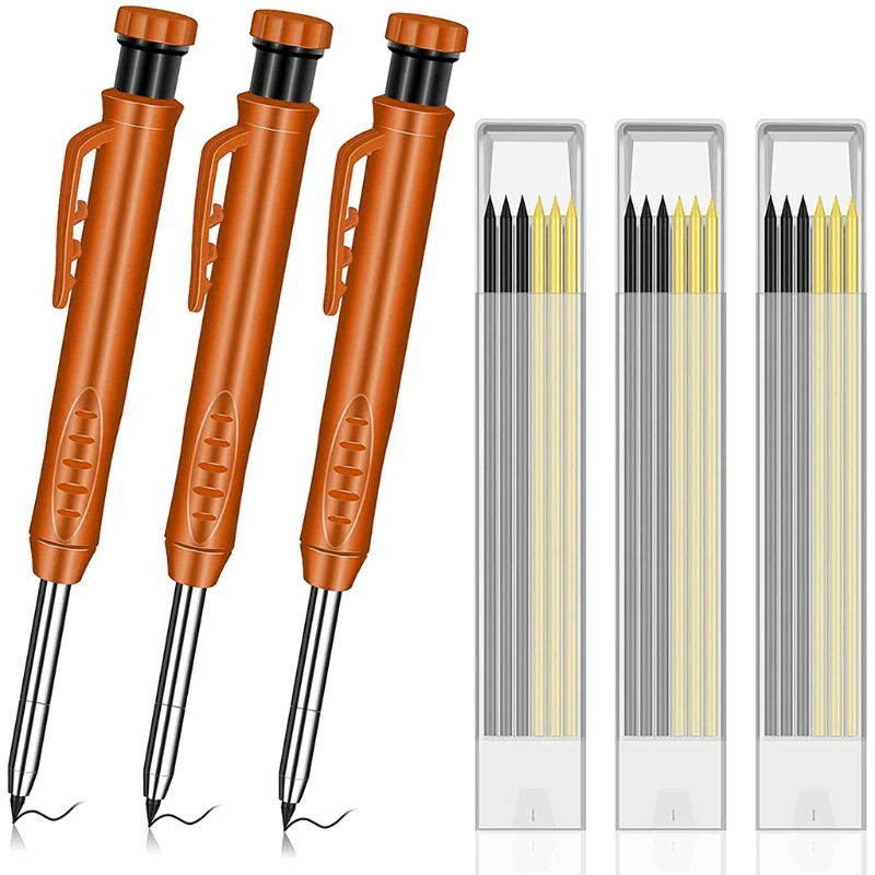 2022 New Solid Carpenter Pencils with Refills Improve Work Efficiency for Wood Flooring Marker Carpenters Writing Smoothly
2022 New Solid Carpenter Pencils with Refills Improve Work Efficiency for Wood Flooring Marker Carpenters Writing Smoothly