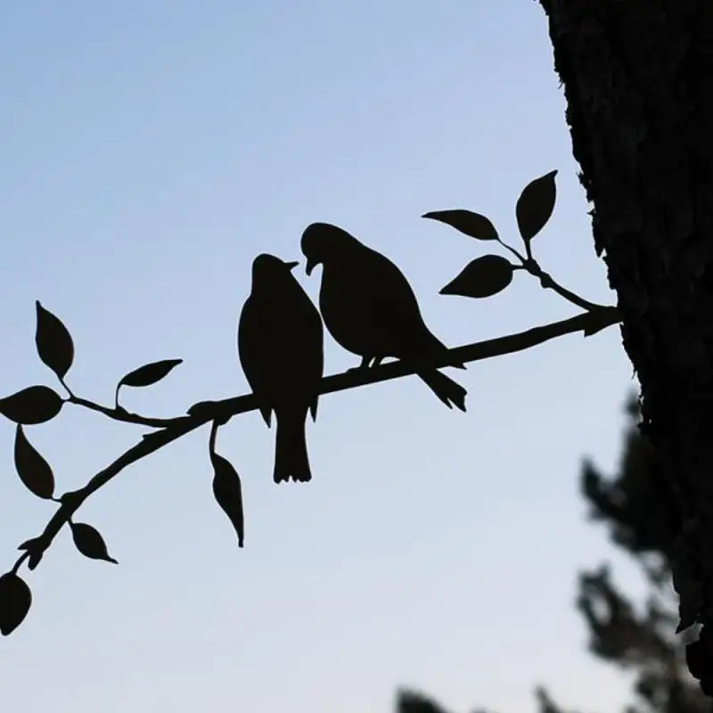 Stainless Steel Birds Figurines Garden Yard Animals Sculpture Ornament Hollow Out Silhouette Living Room Decoration Home Decor
Stainless Steel Birds Figurines Garden Yard Animals Sculpture Ornament Hollow Out Silhouette Living Room Decoration Home Decor