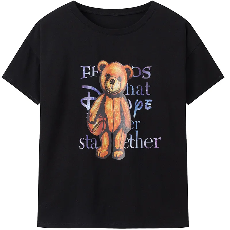 T-shirt For Girls Funny Cartoon Print O-neck Short Sleeve Streetwear Tops Female Casual Cute Oversize Summer Tee Ulzzang Clothes
T-shirt For Girls Funny Cartoon Print O-neck Short Sleeve Streetwear Tops Female Casual Cute Oversize Summer Tee Ulzzang Clothes