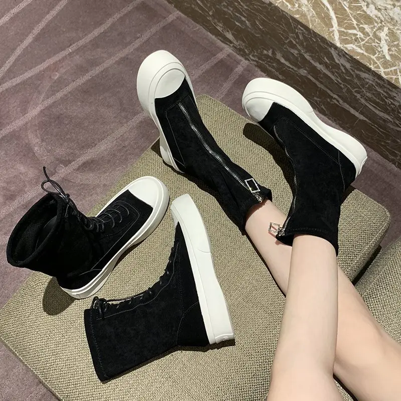 Woman Ankle Boots Flat Heel Shoes Women Lace Up Winter Autumn Shoes Daily Short Boots lace up zip Woman Footwear Size 35-40
Woman Ankle Boots Flat Heel Shoes Women Lace Up Winter Autumn Shoes Daily Short Boots lace up zip Woman Footwear Size 35-40