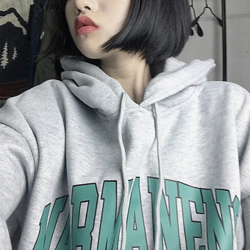HARAJPOO Women Casual Sweatshirt Korean Fashion Harajuku Streetwear Loose Lazy Wind Girl Hoodie BF Style Letter Print Tops
HARAJPOO Women Casual Sweatshirt Korean Fashion Harajuku Streetwear Loose Lazy Wind Girl Hoodie BF Style Letter Print Tops