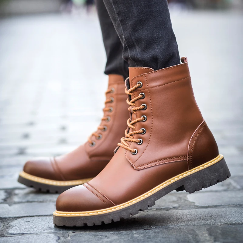 Mens Casual Boots Fashion Men Casual Shoes Mens Boots Flat Men's Leather Sneakers Shoe Man Hot Loafers Sport Leisure
Mens Casual Boots Fashion Men Casual Shoes Mens Boots Flat Men's Leather Sneakers Shoe Man Hot Loafers Sport Leisure