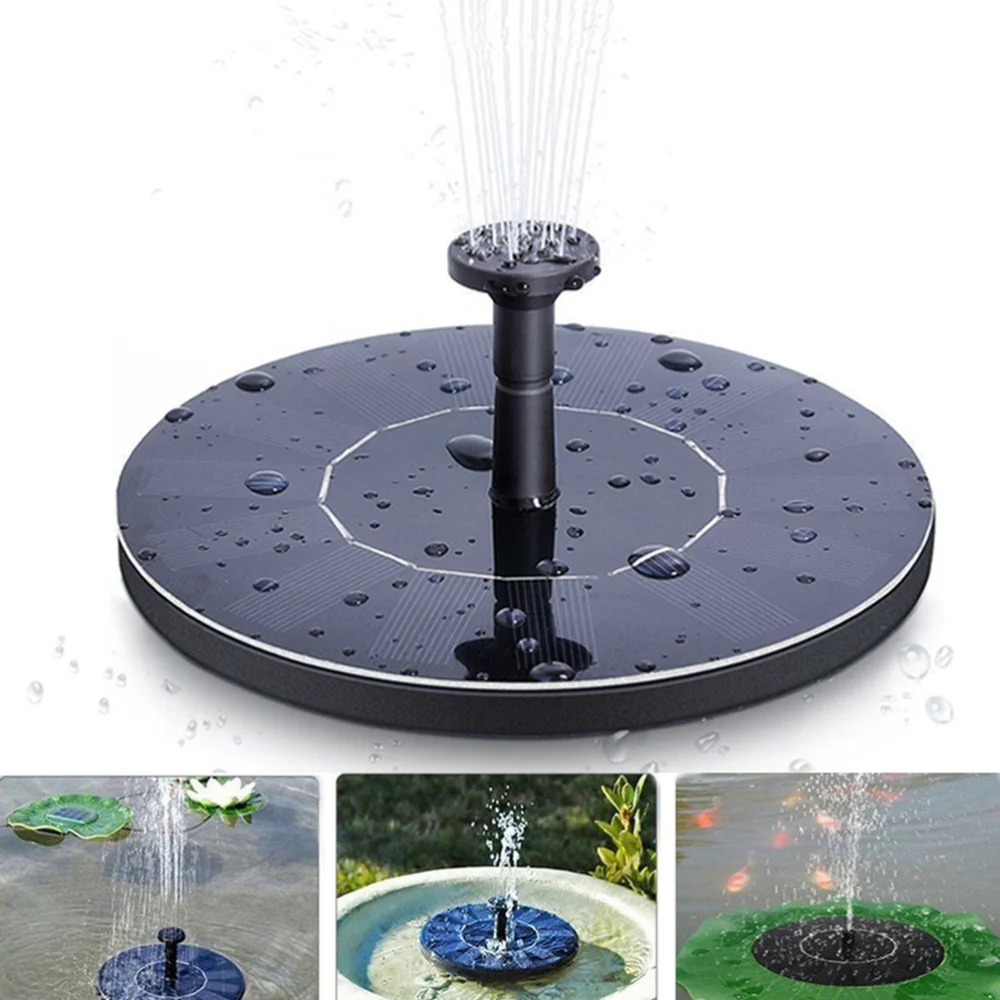 2.4W Solar Floating Fountain Solar Powered Fountain Pond Decoration Use Floating Fountain(Black)
2.4W Solar Floating Fountain Solar Powered Fountain Pond Decoration Use Floating Fountain(Black)