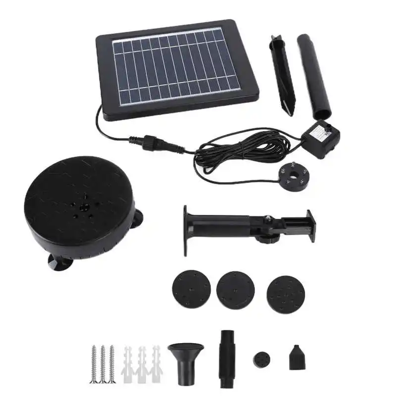 Фонтан на солнечной батарее, быстросъемный Садовый пруд для птиц 
Фонтан на солнечной батарее, быстросъемный Садовый пруд для птиц