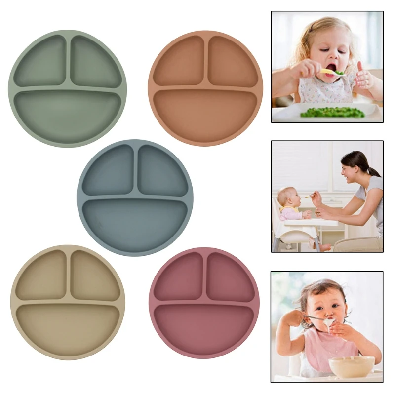 Waterproof Food Grade Silicone Baby Divided Bowl Antislip Children Dinner Plate Infant Learning Feeding Dish Tableware
Waterproof Food Grade Silicone Baby Divided Bowl Antislip Children Dinner Plate Infant Learning Feeding Dish Tableware
