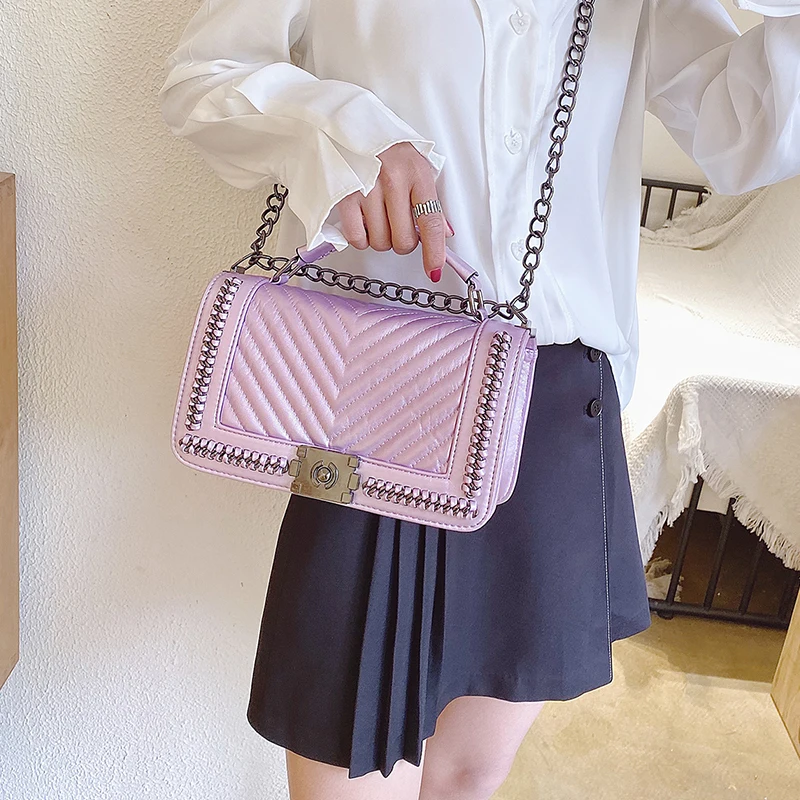 Women Simple Flap Crossbody Bags Trendy Chain Handbags Female Pu Leather Messenger Bag Pure Color Clamshell Shoulder Bags Sac
Women Simple Flap Crossbody Bags Trendy Chain Handbags Female Pu Leather Messenger Bag Pure Color Clamshell Shoulder Bags Sac