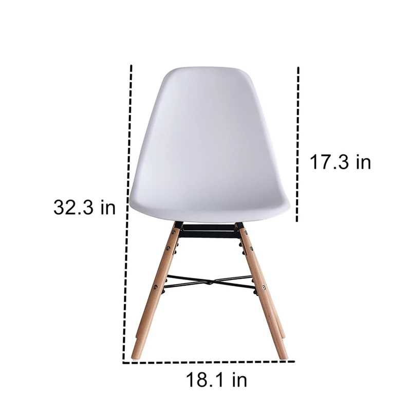 Simple Retro Plastic Dining Chair Office Chair Solid Wood Legs PP Seat Surface Full Disassembly Structure Reinforced Steel Frame
Simple Retro Plastic Dining Chair Office Chair Solid Wood Legs PP Seat Surface Full Disassembly Structure Reinforced Steel Frame
