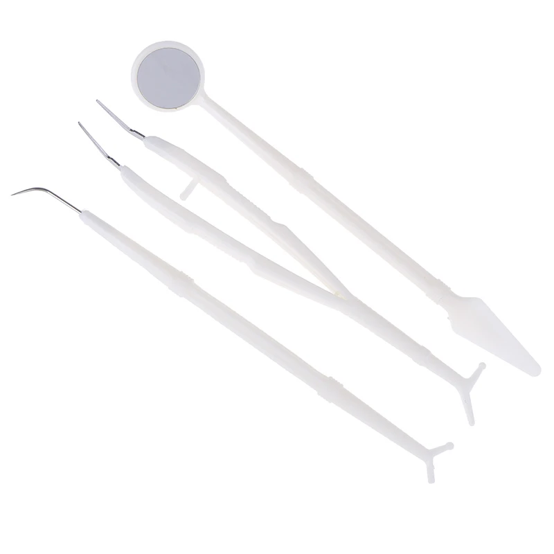 3pcs Teeth Clean Hygiene Stainless Steel Dental Instruments Kit Dental Examination Tooth Mouth Mirror Probe Scaler Set
3pcs Teeth Clean Hygiene Stainless Steel Dental Instruments Kit Dental Examination Tooth Mouth Mirror Probe Scaler Set