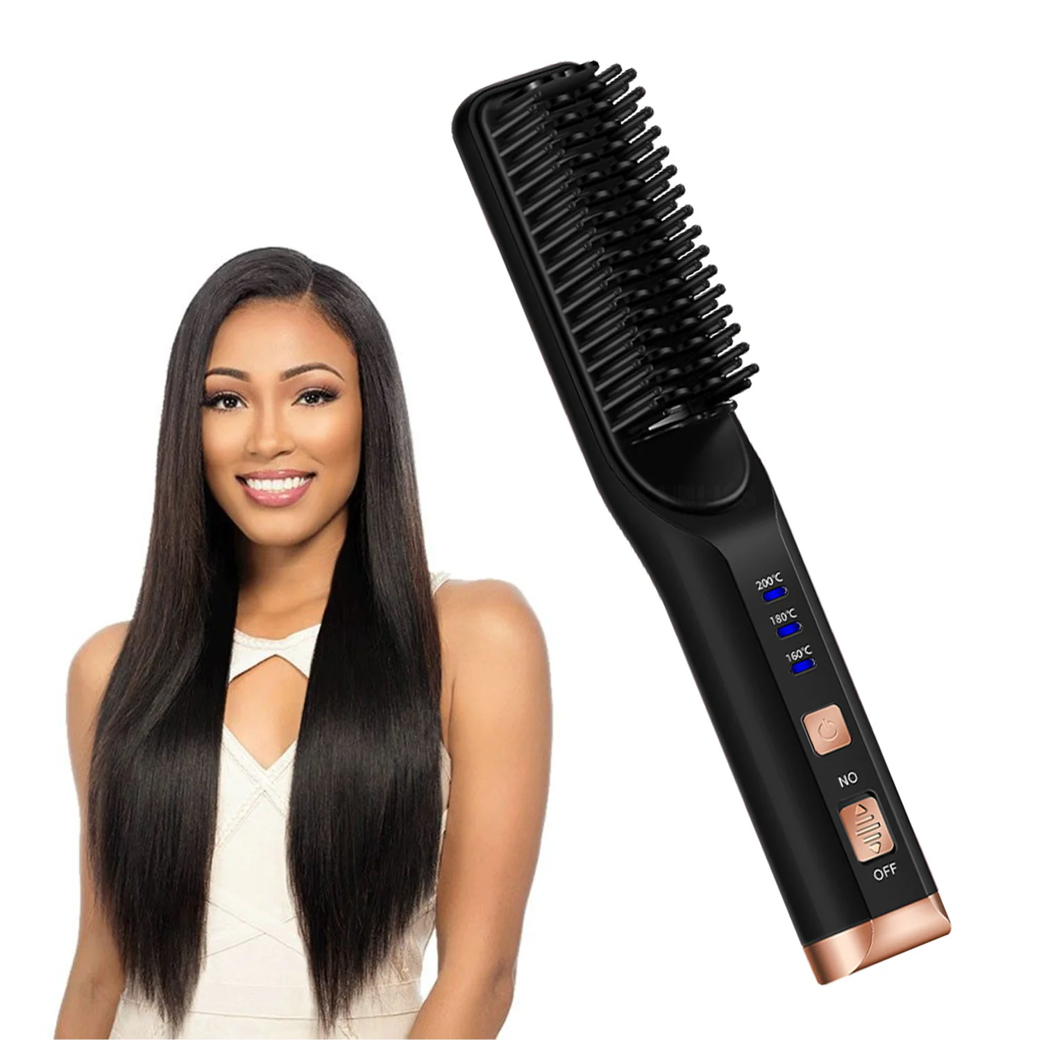 New Style Curly Hair Straight Hair Wet and Dry Medium Portable Charging Hair Curler USB Straight Comb
New Style Curly Hair Straight Hair Wet and Dry Medium Portable Charging Hair Curler USB Straight Comb
