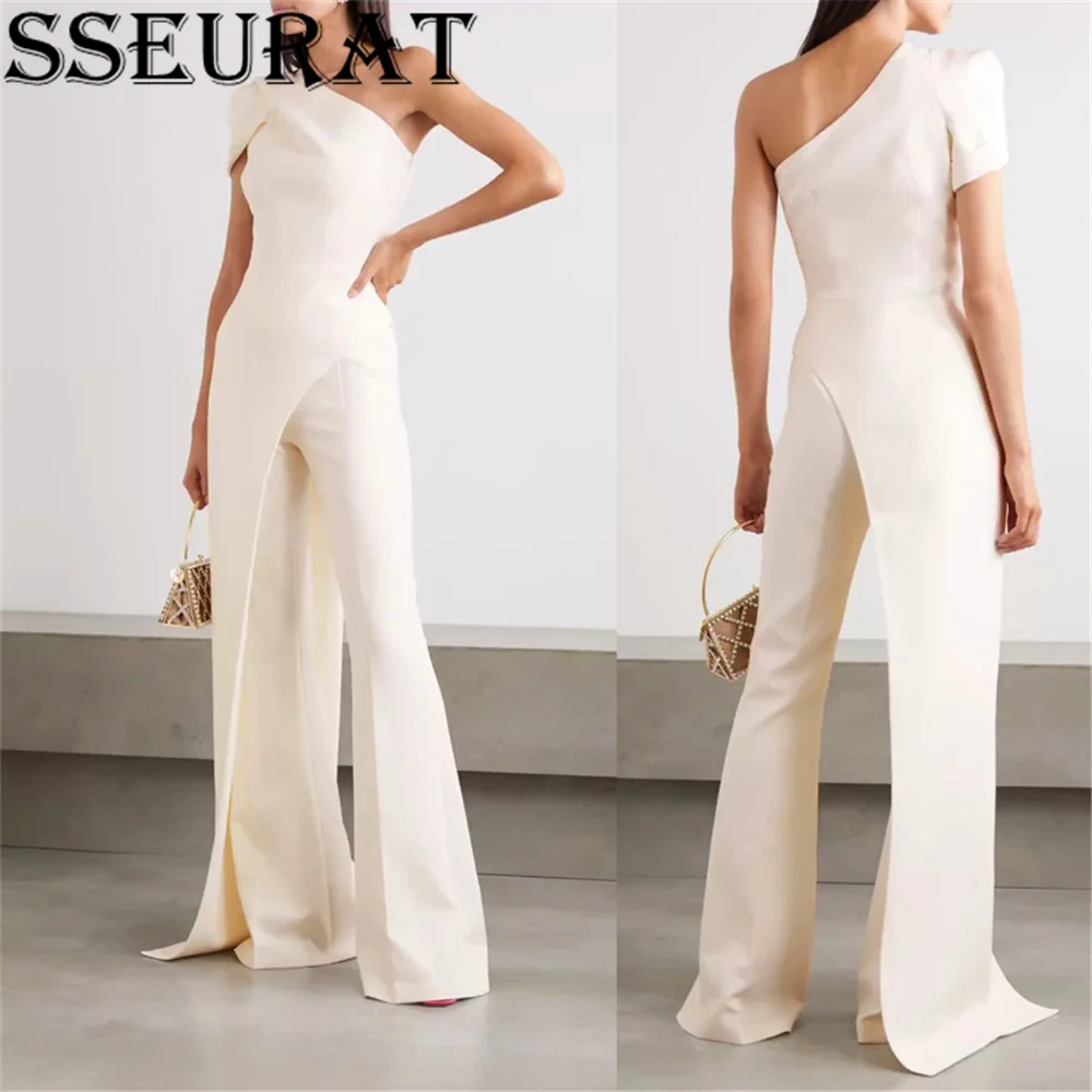 SSEURAT Women Jumpsuit 2021 Summer One Shoulder Elegant Office Overalls Spring Wide Leg Pants One Piece Romper
SSEURAT Women Jumpsuit 2021 Summer One Shoulder Elegant Office Overalls Spring Wide Leg Pants One Piece Romper